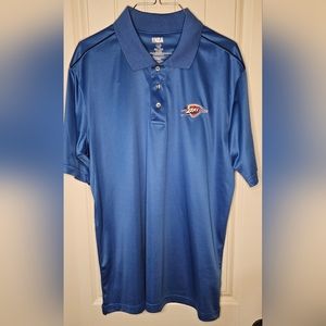 [OKC Thunder] NBA Gear Thunder Blue Polo 《L》2025 NBA Champs